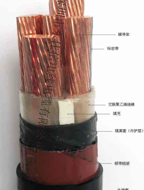 ZR-YJV22阻燃铜芯交联聚乙烯绝缘电缆